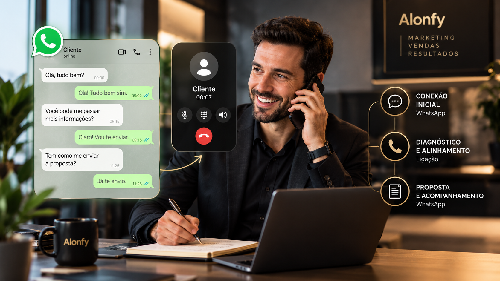 WhatsApp ou ligação: como usar os dois para vender mais